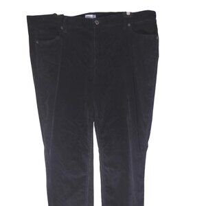 LIZ CLAIBORNE Corduroy Pants Size 14 Black Classic Fit Skinny #Office #Casual
